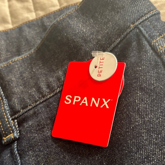 SPANX Dark Indigo Flare Jeans - Picture 3 of 6